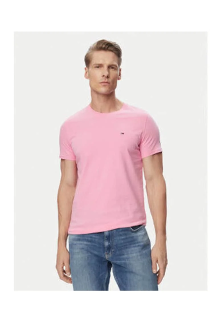 Tricou din bumbac cu logo discret
