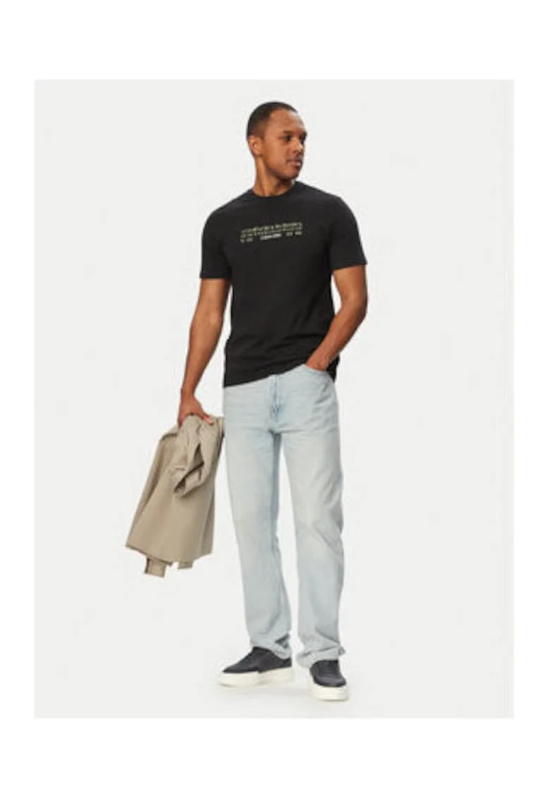 Tricou cu model grafic, din bumbac
