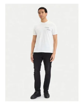 Tricou din bumbac, cu model grafic pe spate