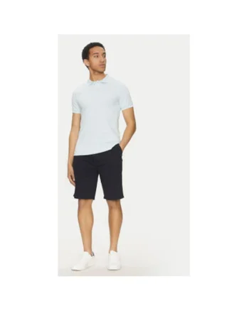 Tricou Polo barbati  M5510R-T3236, Bumbac, 3XL INTL, Albastru deschis