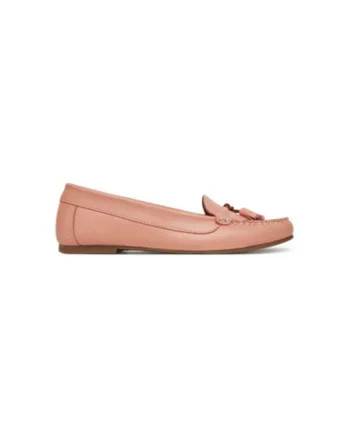 Mocasini dama  8339 SA, Piele naturala, Roz