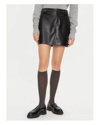 Fusta din imitatie de piele Dama,  XS,