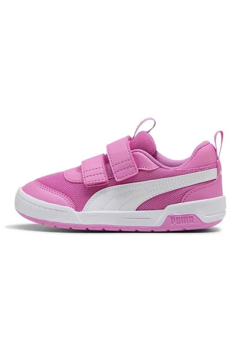 Pantofi sport Multiflex 2 din plasa cu garnituri din piele ecologica, Alb/Roz orhidee