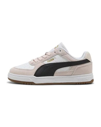 Pantofi sport Caven III low-cut cu garnituri din piele intoarsa, Negru/Roz pastel/Crem