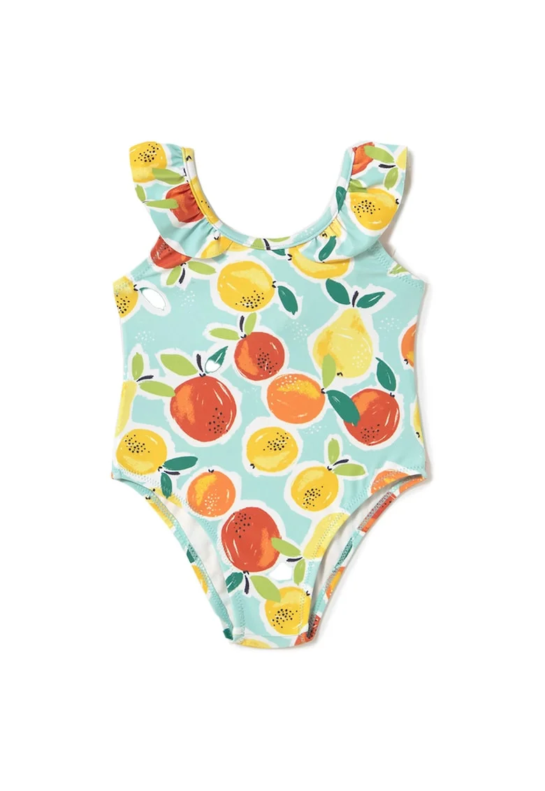 Costum de baie fete  1742 47, Poliester, 4 ani, Multicolor