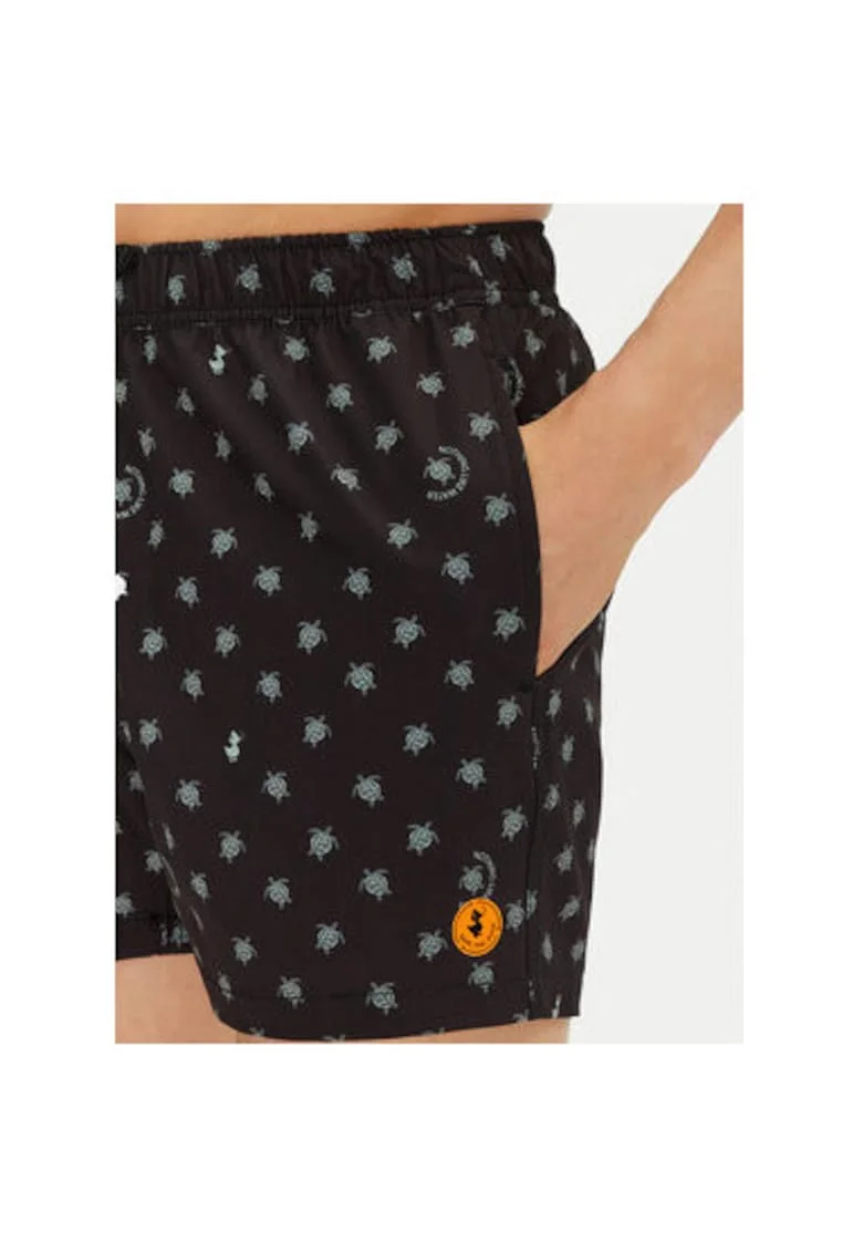 Pantaloni scurti de baie barbati  DW1222M-SIPO20, Poliester, L INTL, Albastru