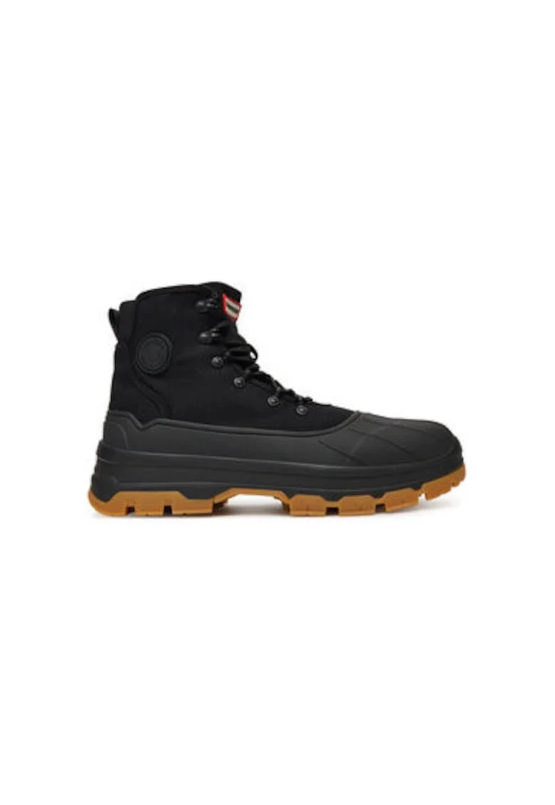 Ghete pentru barbati  HFRM0053251, Sintetic, Negru, Negru