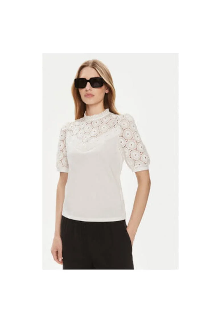 Bluza dama  241-DULIE, Bumbac, S INTL, Ecru