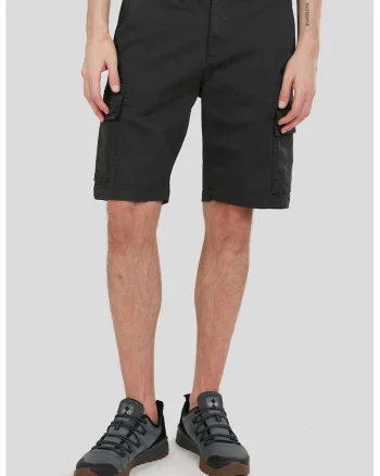 Pantaloni scurti cargo Zack, Negru stins/Gri antracit