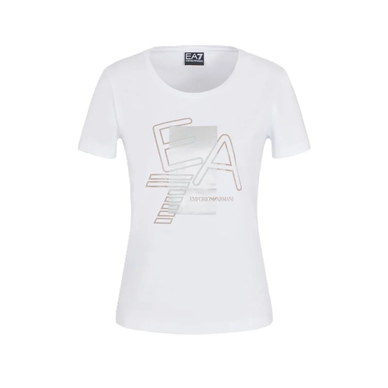 Tricou EA7 W TEE SS BOX LOGO CROSSOVER