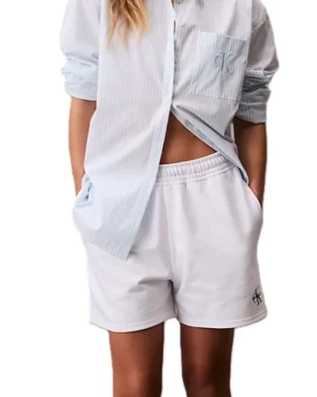 Sort Calvin Klein MONOLOGO FRENCH TERRYSHORT