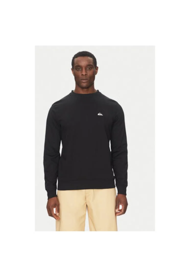 Hanorc barbati  EQYFT04953-KVJ0, Bumbac/Poliester, Negru, Negru