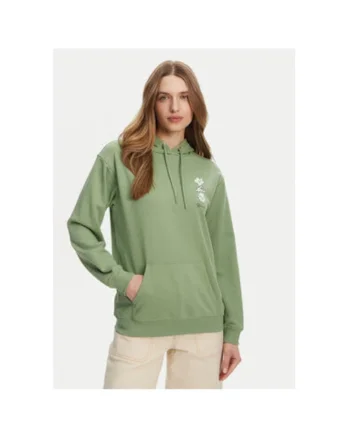 Hanorc dama  ERJFT04952, Bumbac/Poliester, Verde, Verde