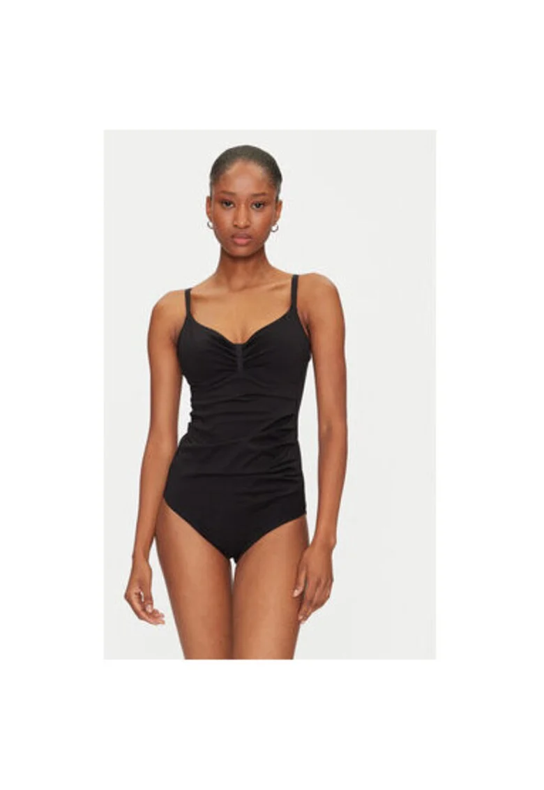 Costum de baie dama  C16VR0 011, Poliamida/Elastan, Negru, Negru