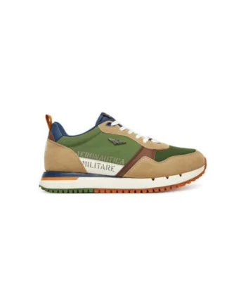 Pantofi sport barbati, 251SC283CT3544,  Piele naturala, Verde, Verde
