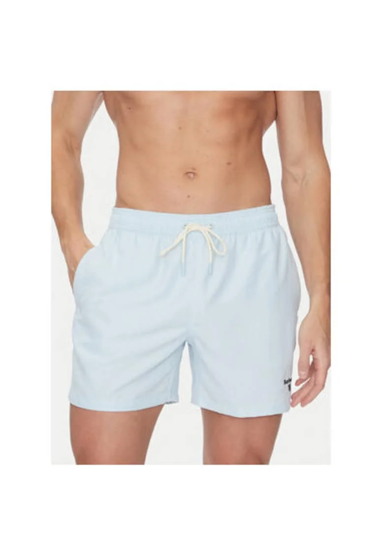 Pantaloni scurti de baie barbati  MSW0064BU61, Poliester, Albastru deschis, Albastru deschis