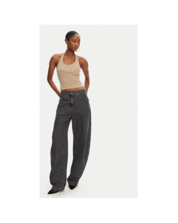 Top dama  JCWCT125306, Bumbac, Bej, Bej