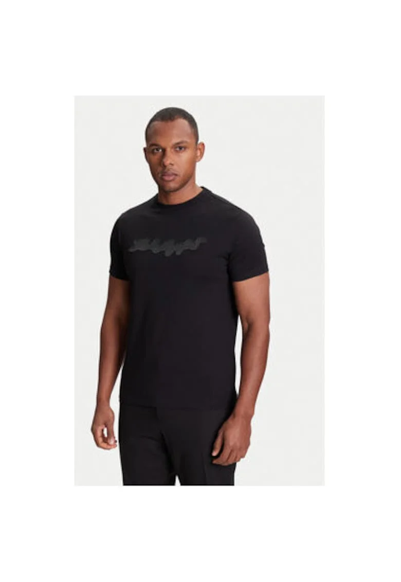 Tricou barbati  755071 553250, Bumbac, Negru, Negru