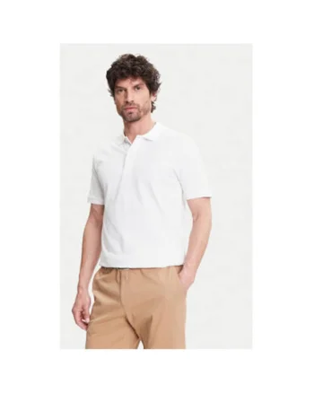 Tricou Polo barbati  C5 21354.2110, Bumbac, Alb, Alb