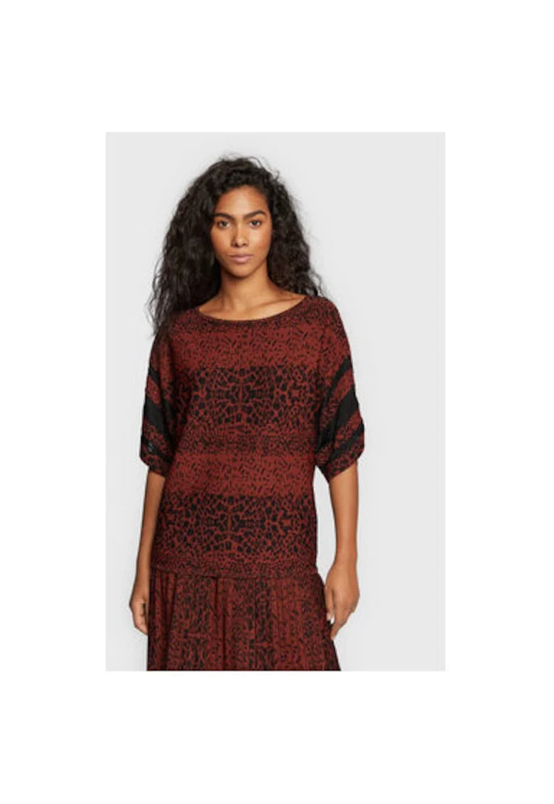 Pulover dama  223959, Rayon/Nylon, XS INTL, Maro