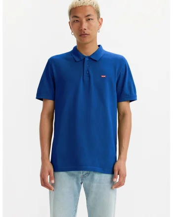 Tricou polo in dungi Housemark, Blue Borealls