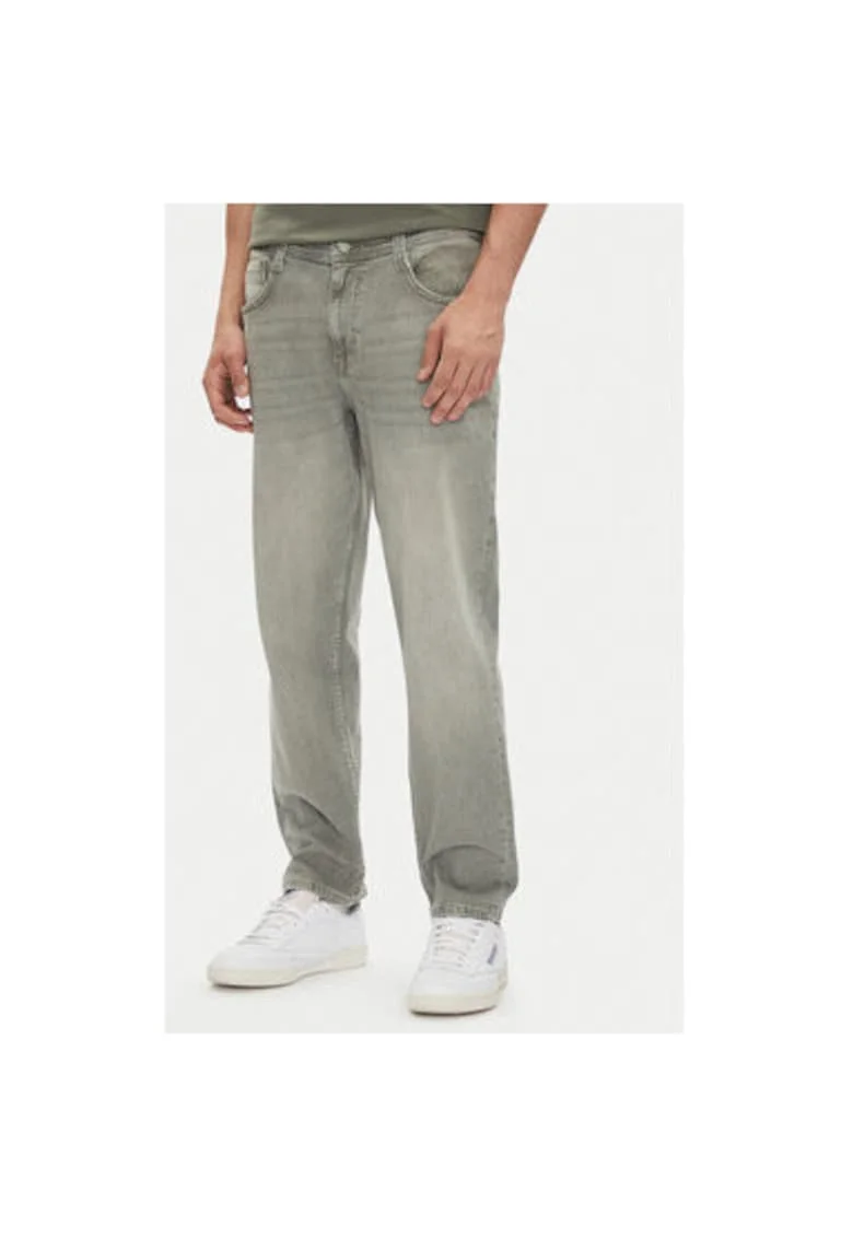 Pantaloni barbati  1016328, Bumbac/Elastan, Gri, Gri