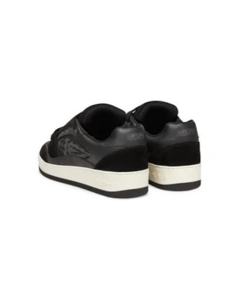 Pantofi sport barbati, BB5013 PX234,  Piele naturala, Negru, Negru