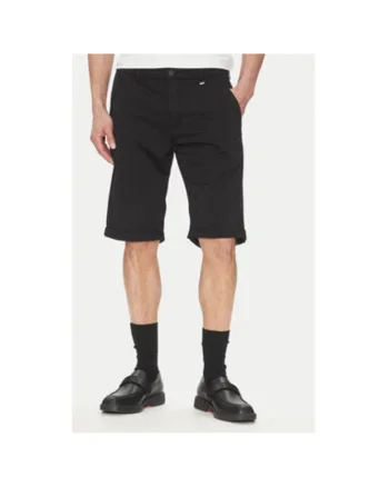 Pantaloni scurti barbati  265812 552829, Bumbac/Elastan, Negru, Negru