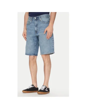 Pantaloni scurti din denim barbati Levi S, 001JM-0005, Bumbac, Albastru, Albastru