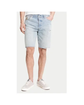 Pantaloni scurti din denim barbati Levi S, 36512-0257, Bumbac, Albastru, Albastru