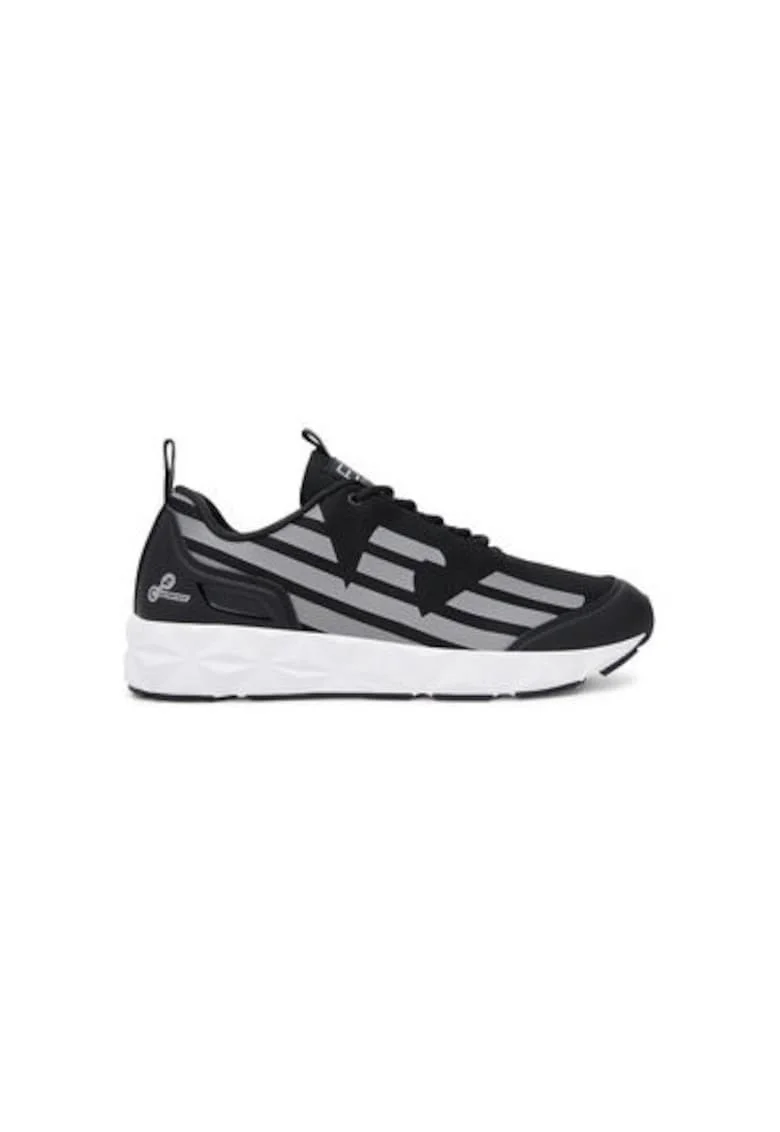 Pantofi sport barbati, X8X217 XK433,  Emporio Armani, Textil, Negru, Negru