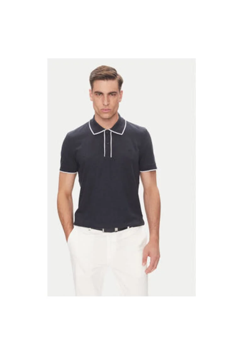Tricou Polo barbati  B4 10063.5283, In/Bumbac, Bleumarin, Bleumarin