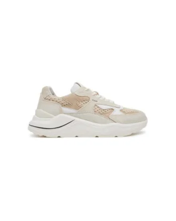 Pantofi sport dama, W421-FG-ET, D A T E, Piele naturala, 35 EU, Bej