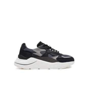 Pantofi sport dama, W421-FG-PU, D A T E, Piele ecologica, Negru