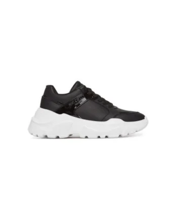 Pantofi sport dama, 78RA3SL9 ZPA71,  Piele naturala, Negru