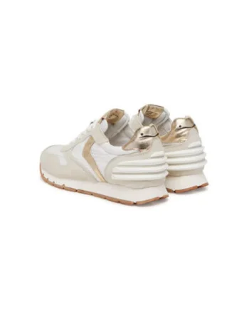 Pantofi sport dama, 2017553,  Piele naturala, 35 EU, Bej/Alb, Alb/Bej