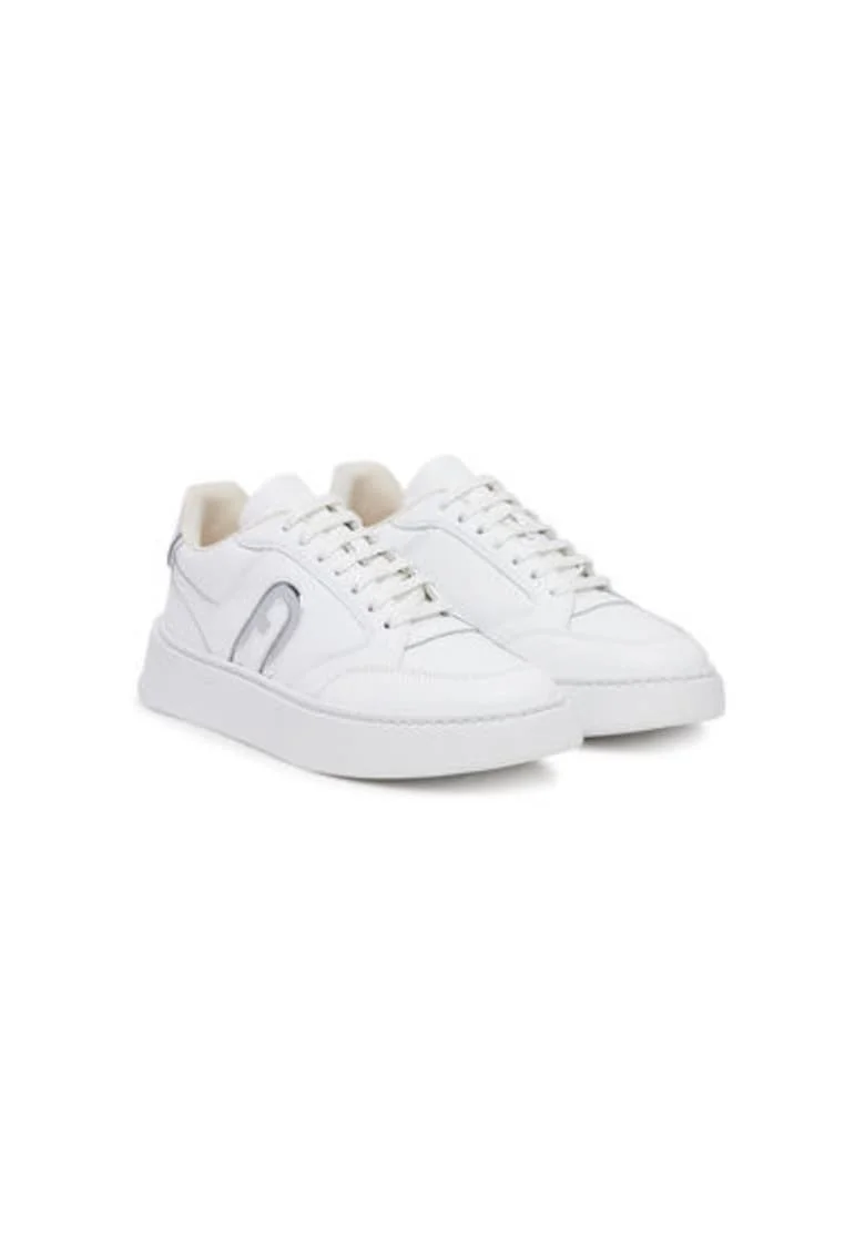 Pantofi sport dama, YJ92SPT A.0203 PT,  Piele naturala, Alb