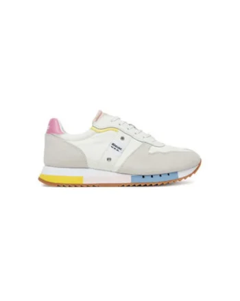 Pantofi sport dama, S5MELROSE02/NYS,  Textil, Alb