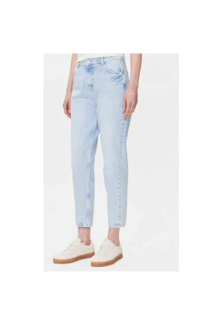Pantaloni dama  1016196, Bumbac, Albastru deschis, Albastru deschis