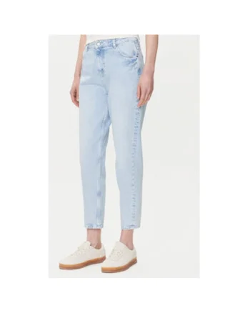 Pantaloni dama  1016196, Bumbac, Albastru deschis, Albastru deschis