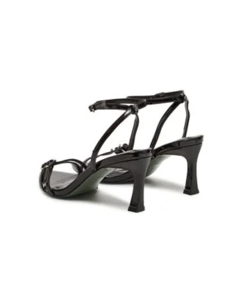Sandale dama, GWH2Q .000.C0002S,  Piele ecologica, Negru
