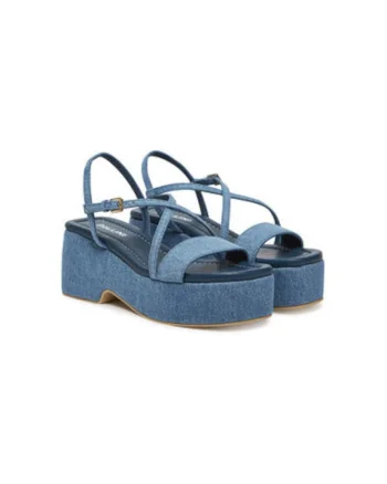 Sandale dama, SA16318I0MTQ0707,  Textil, Albastru
