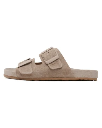 Slapi dama, TRAVELER NORDIC SANDALS W 1.9,  Piele naturala, Maro