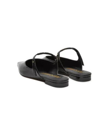 Slapi dama, 78RA3S71 ZSA38,  Piele ecologica, Negru