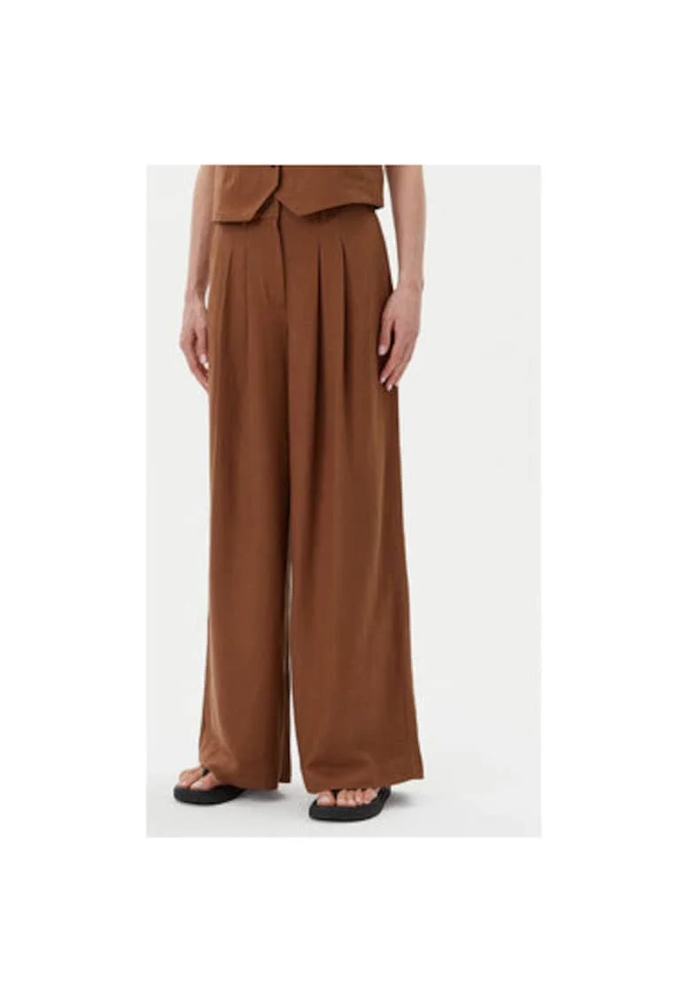 Pantaloni dama  5503840, Viscoza/In, Maro, Maro