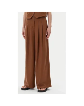 Pantaloni dama  5503840, Viscoza/In, Maro, Maro