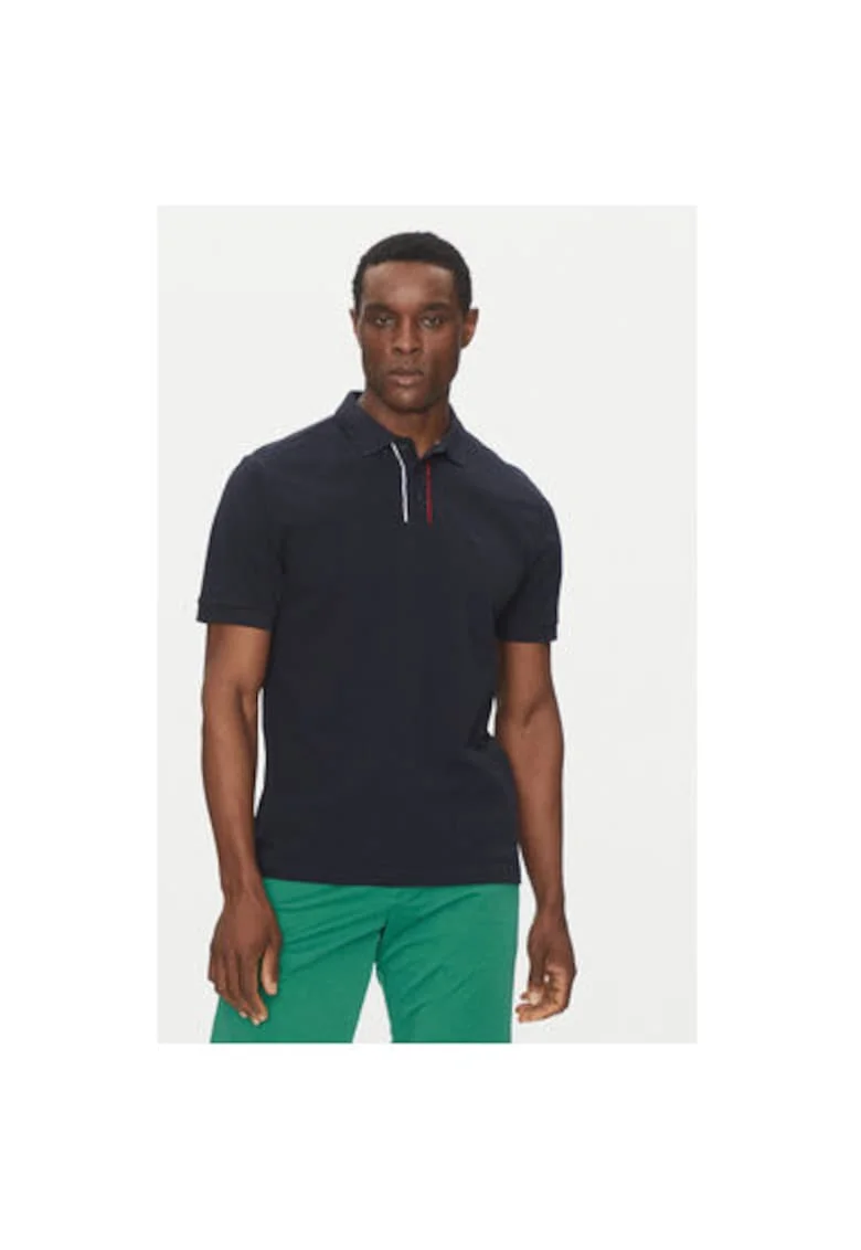 Tricou polo barbati  74013690, Bumbac, Bleumarin
