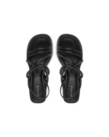 Sandale dama, 1G3152D C06G200101, Vic Matie, Piele naturala, Negru