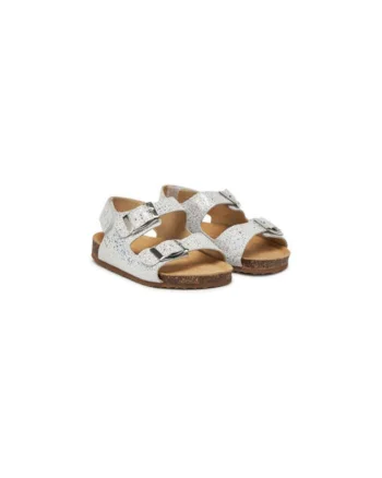 Sandale fete, 7941733,  Piele naturala, Alb, Alb
