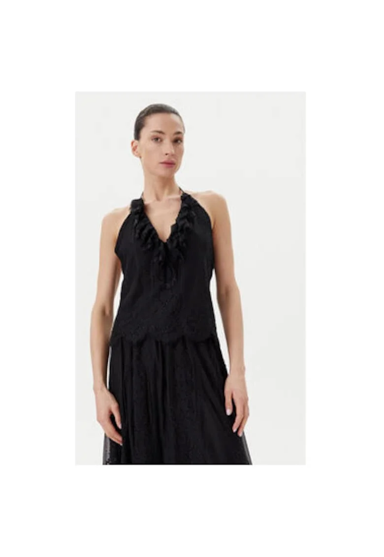 Top dama  5578204, Nylon/Bumbac, 36 EU, Negru